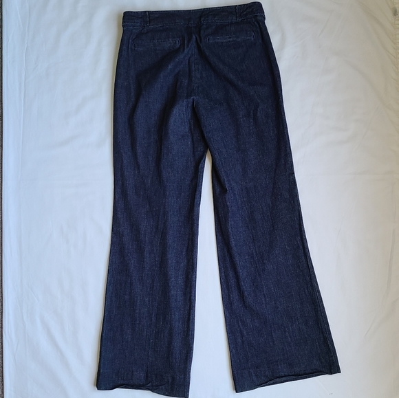 Lilly Pulitzer Palm Beach Fit Dark Wash Wide Leg Jeans - Picture 4 of 5